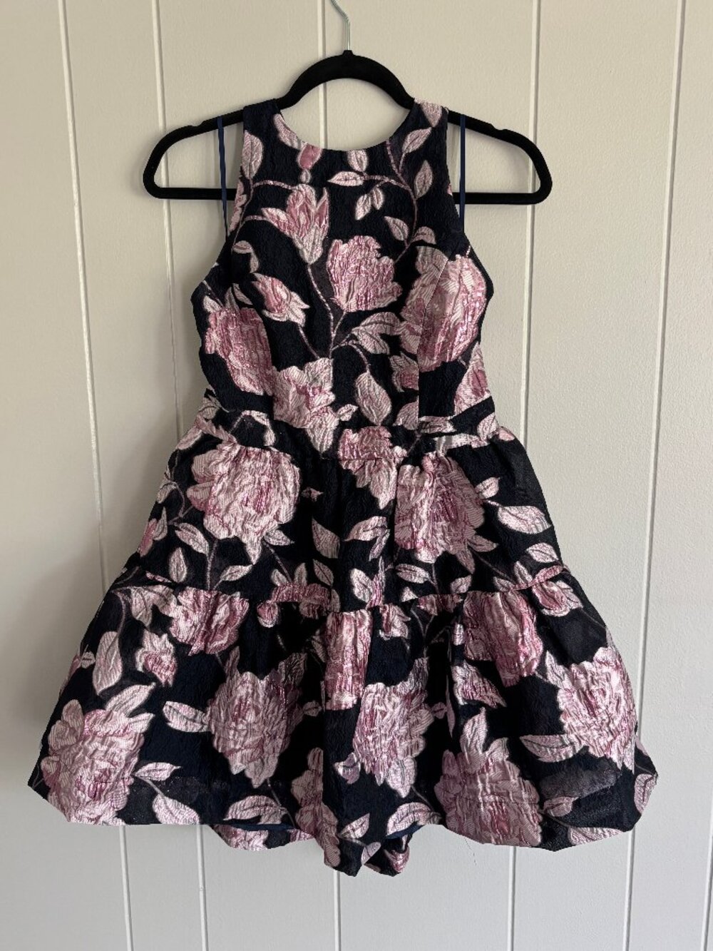 Floral High Neck Skater Dress -  Lime Lush Boutique NWT Size Large